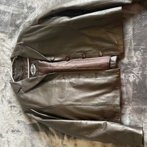 Raw Hide Leather Jacket XXL